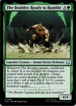The Boulder, Ready to Rumble Avatar: The Last Airbender 168 NM MTG Magic the Gat - Image 1