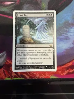 Magic: The Gathering Grave Pact 8th Edition 137/350 Enchantment Black LP - Image 1