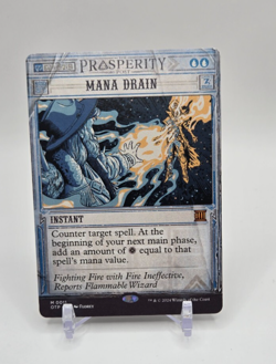 Mana Drain #11 Mythic OTJ Breaking News NM - Image 1