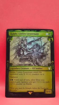 MTG HALDIR, LORIEN LIEUTENANT FOIL SHOWCASE SCROLL The Lord of the Rings NM - Image 1