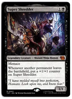 Super Shredder TMT 083 Magic: The Gathering Mythic NM - Image 1