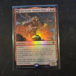 MTG Ojer Axonil, Deepest Might The Lost Caverns of Ixalan Foil #0158 NM - Image 1