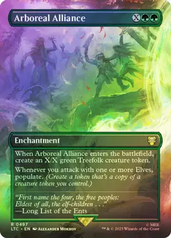 Magic The Gathering MTG ARBOREAL ALLIANCE FOIL The Lord of the Rings NM - Image 1