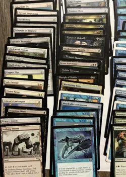 Lot of 281 Magic The Gathering Cards 1995-2013 Blue, Red, Green, Black and Mana - Image 3