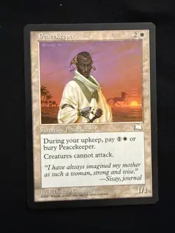 MTG - Peacekeeper - Mirage - NM (Magic: The Gathering) - Image 1