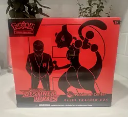 Pokemon Destined Rivals Pokemon Center Elite Trainer Box ETB SEALED. IN HAND - Image 1