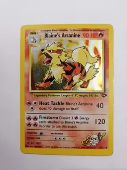 Pokemon Blaine's Arcanine Holo 1/132 Gym Challenge Set WOTC 2000 Vintage Card - Image 1