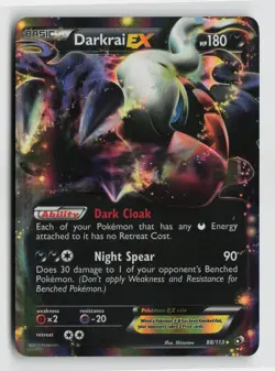 Pokemon - Darkrai EX - 88/113 Legendary Treasures - Ultra Rare - NM - Image 1