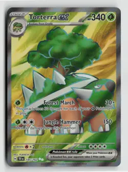 Pokemon - Torterra ex - 185/162 SV05: Temporal Forces - Ultra Rare - NM - Image 1