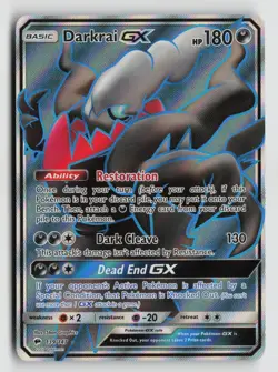 Pokemon - Darkrai GX (Full Art) - 139/147 SM - Burning Shadows - Ultra Rare - NM - Image 1