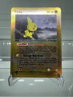 Pokemon Pichu EX Sandstorm Reverse Holo Rare 20/100 - Image 1