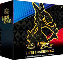 Pokemon TCG Sword & Shield Crown Zenith Elite Trainer Box Sealed - Image 1