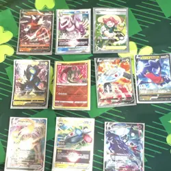 Pokemon Holo V Radiant Card Lot 10 Cards Radiant Charizard Magnemite - Image 1