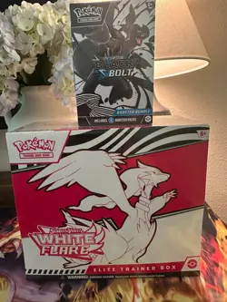 Pokemon TCG WHITE FLARE ETB & BLACK BOLT Booster Bundle Set, NEW & SEALED 🔥 - Image 1