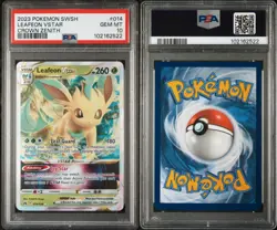 Pokemon TCG - Leafeon Vstar 014/159 - Crown Zenith - PSA 10 - Image 1