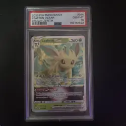 Pokemon TCG - Leafeon Vstar 014/159 - Crown Zenith - PSA 10 - Image 2