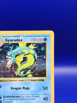 Gyarados 6/102 Shadowless Base Set Holo Rare Pokemon Card 1999 WOTC TCG Pokemon - Image 5