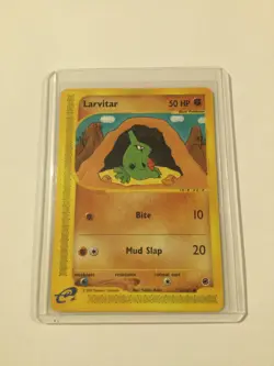 Pokemon Larvitar 116/165 Expedition Base Set Regular E READER Pokemon Card - Image 1