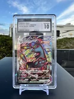 Pokemon Umbreon VMAX 048/069 S6a Eevee Heroes Holo CGC 10 Japanese 2021 - Image 1