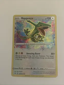 Pokemon Card Rayquaza 138/185 Vivid Voltage - Image 1