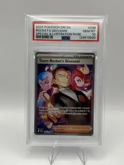 2025 Pokemon Destined Rivals Team Rocket's Giovanni #238/182 PSA 10🔥 - Image 1