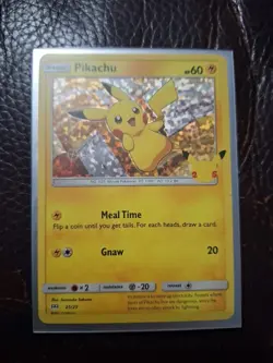 Pokemon Pikachu 25th Anniversary Non-Holo Card 2021 McDonald's Collection 25/25 - Image 1