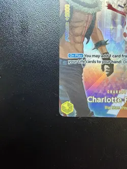 Bandai One Piece CCG Charlotte Flampe Character Card Special Holo SP, EB01-056 - Image 2