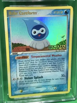 CGC 9 Mint Rain Castform Ex Delta Species Stamped #26/113 Reverse Holo Pokemon - Image 4