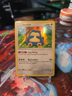 Pokemon Snorlax Sm-Unbroken Bonds 158/214 Holo Rare Basic 150 HP 2019 Excellent - Image 1