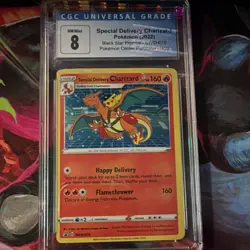 Charizard Pokemon TCG SWSH Promo CGC 8 Holo SWSH075 English 2022 - Image 1