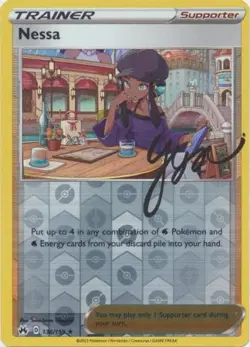 Nessa 136/159 Reverse Holo | Crown Zenith | Pokemon Card - Image 1