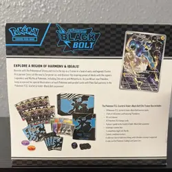 Pokemon Scarlet & Violet Black Bolt Elite Trainer Box English Zekrom Thundurus - Image 3