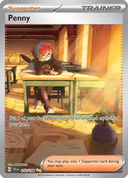 Penny 252/198 Special Illustration Rare | Scarlet & Violet | Pokemon Card - Image 1