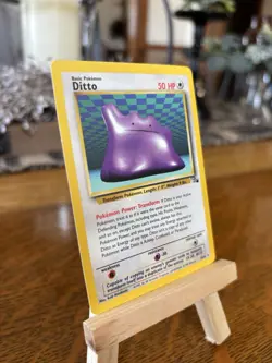Vintage Ditto 18/62 Fossil Non-Holo Pokemon TCG - Image 3