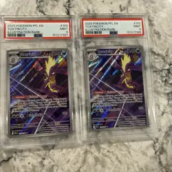 Pokemon Toxtricity 103 Sequential Graded Phantasmal Illustration Holo PSA 9 & 9 - Image 1