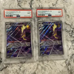 Pokemon Toxtricity 103 Sequential Graded Phantasmal Illustration Holo PSA 9 & 9 - Image 2