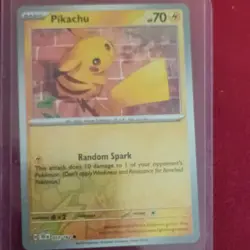 Pokemon Holo Pikachu 051/162 Basic Regular 70 HP Random Spark Lightning Card - Image 1