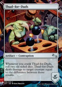 Thud-for-Duds - Near Mint MTG Unstable - Image 1