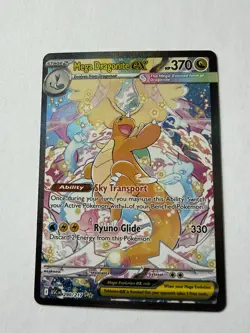 MEGA DRAGONITE EX ALT ART 290/217 ASCENDED HEROES POKEMON SIR *Pack Fresh* - Image 1