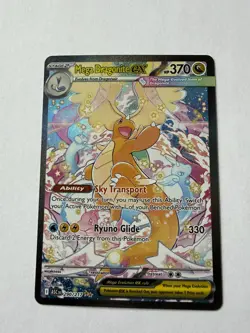 MEGA DRAGONITE EX ALT ART 290/217 ASCENDED HEROES POKEMON SIR *Pack Fresh* - Image 3