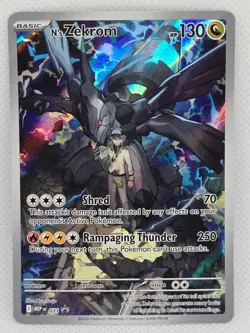 N's Zekrom 031 Ascended Heroes Black Star Promo Pokemon TCG Card Near Mint - Image 1