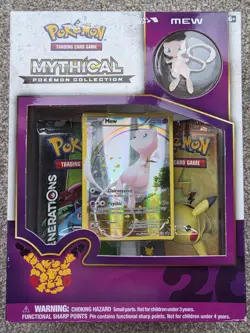 Pokemon TCG Mew Mythical Collection Box 20th Anniversary New & Sealed Generation - Image 1