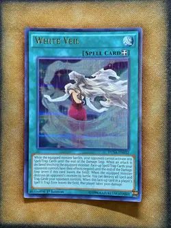 Yugioh White Veil DUSA-EN032 Ultra Rare 1st Ed NM - Image 1