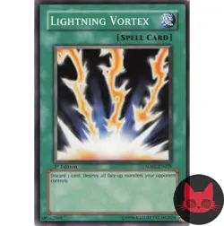 Yugioh Lightning Vortex SDRL-EN029 Common 1st Edition NM - Image 1