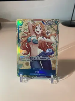 One Piece Nami P-112 Promo Asia Exclusive Mini Tin - Image 1