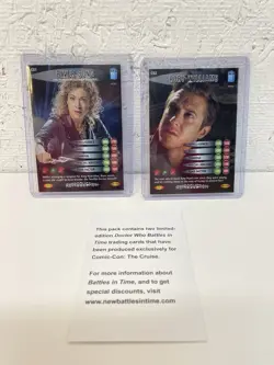 Doctor Who Battles In Time Comic Con Cruise 2026 Foil Card Set Song & Williams - Image 1