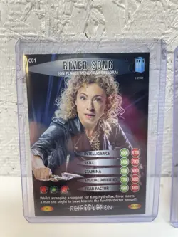 Doctor Who Battles In Time Comic Con Cruise 2026 Foil Card Set Song & Williams - Image 2
