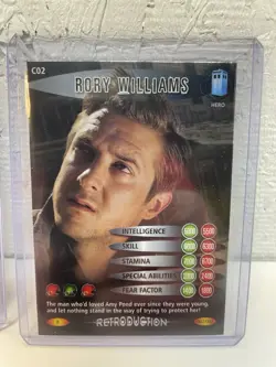Doctor Who Battles In Time Comic Con Cruise 2026 Foil Card Set Song & Williams - Image 3