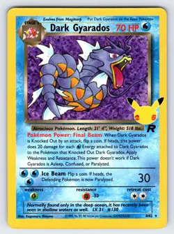 Dark Gyarados 8/82 Celebrations Classic Collection Pokemon Card Ultra Rare - Nm - Image 1