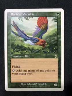 MTG - Birds of Paradise 7th Edition - MP - Image 1